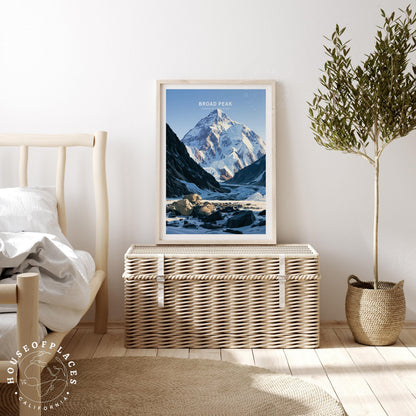 Broad Peak travel poster – view 3
