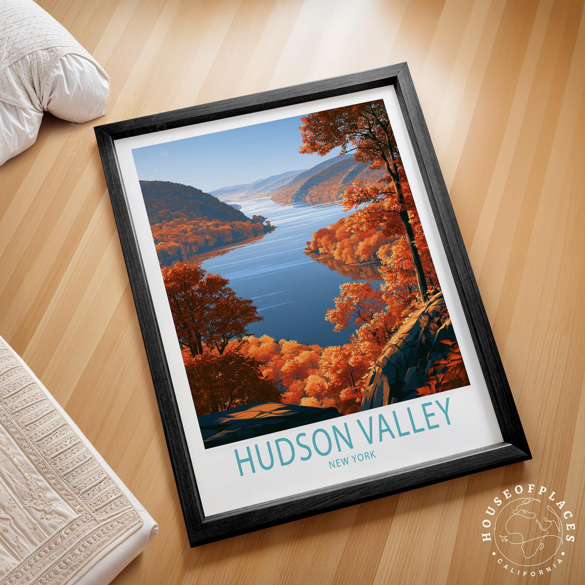 Hudson Valley travel poster – view 2