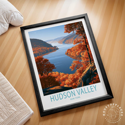 Hudson Valley travel poster – view 2