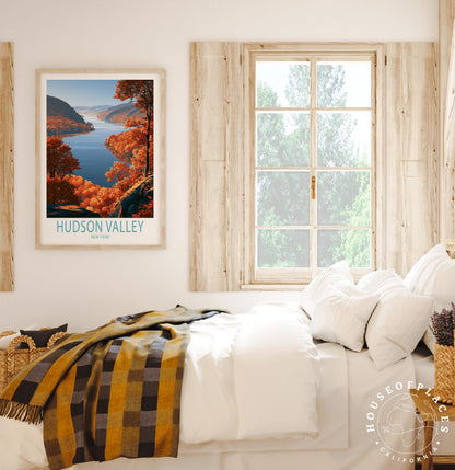 Hudson Valley travel poster – view 6