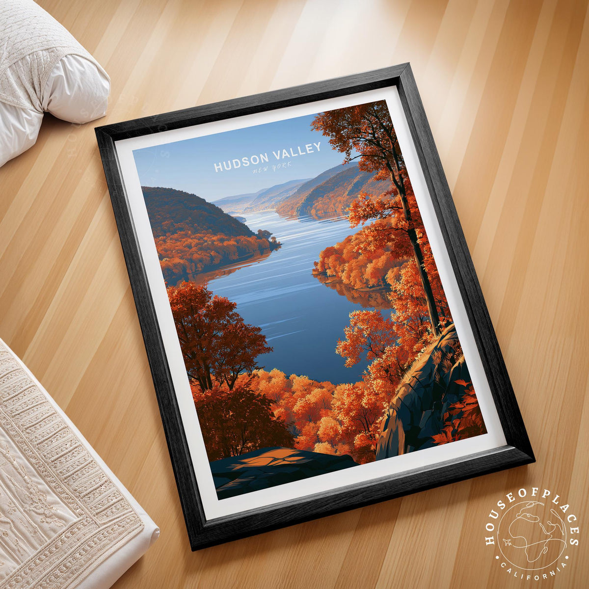 Hudson Valley travel poster – view 2