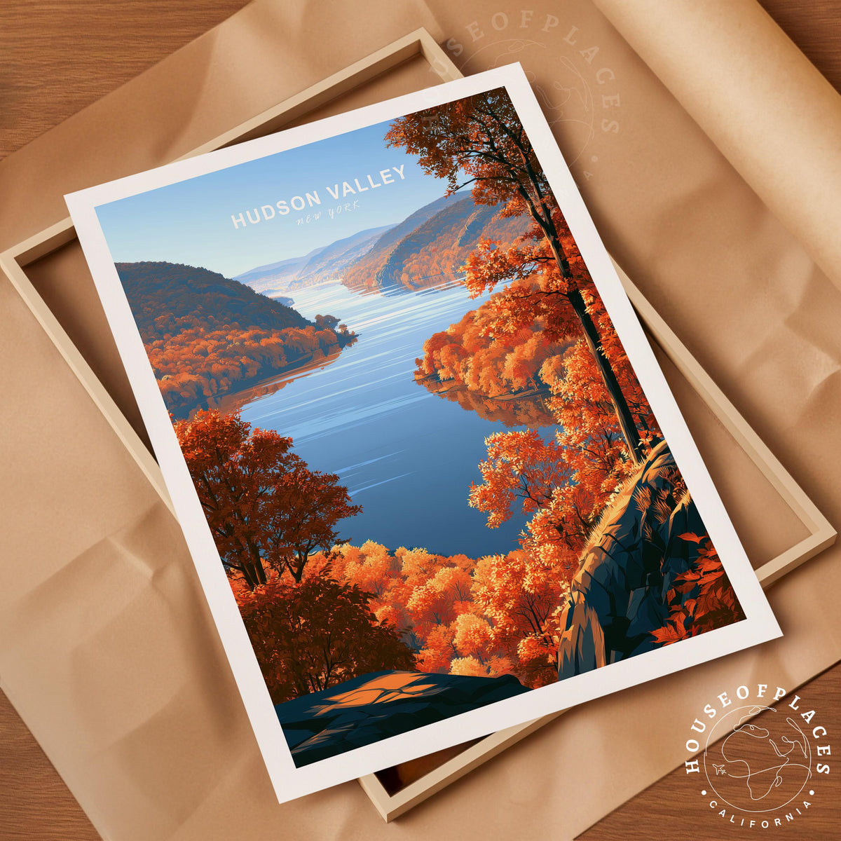 Hudson Valley travel poster – view 4