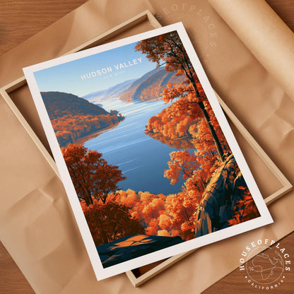 Hudson Valley travel poster – view 4