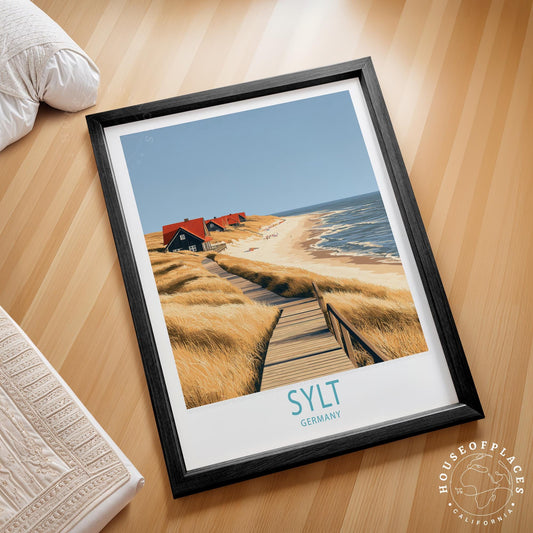 Sylt travel poster – view 2