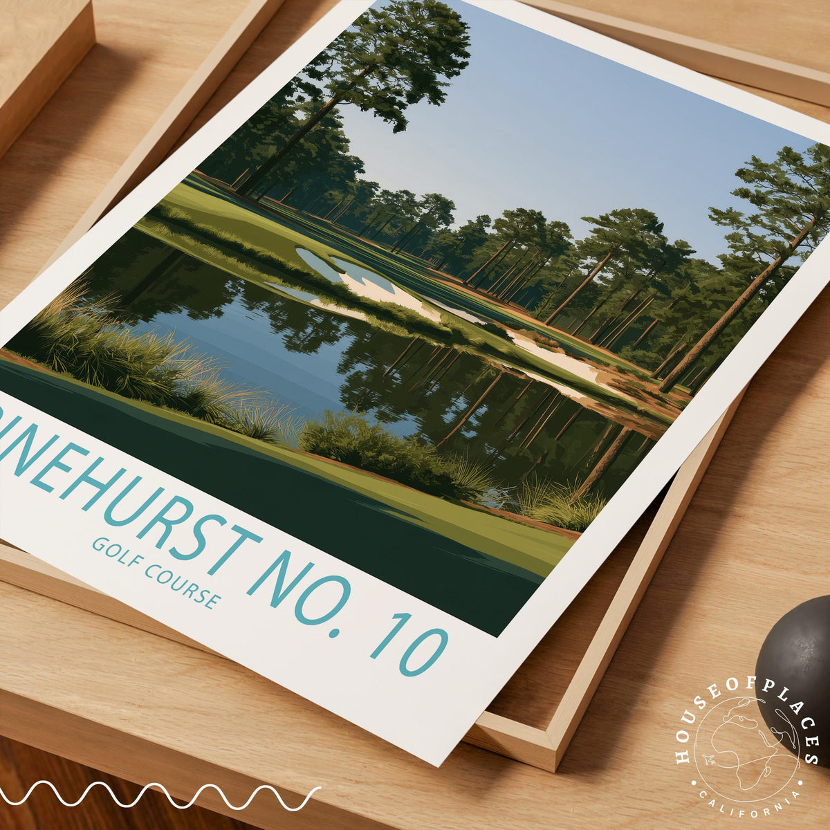 Pinehurst No. 10 travel poster – view 7