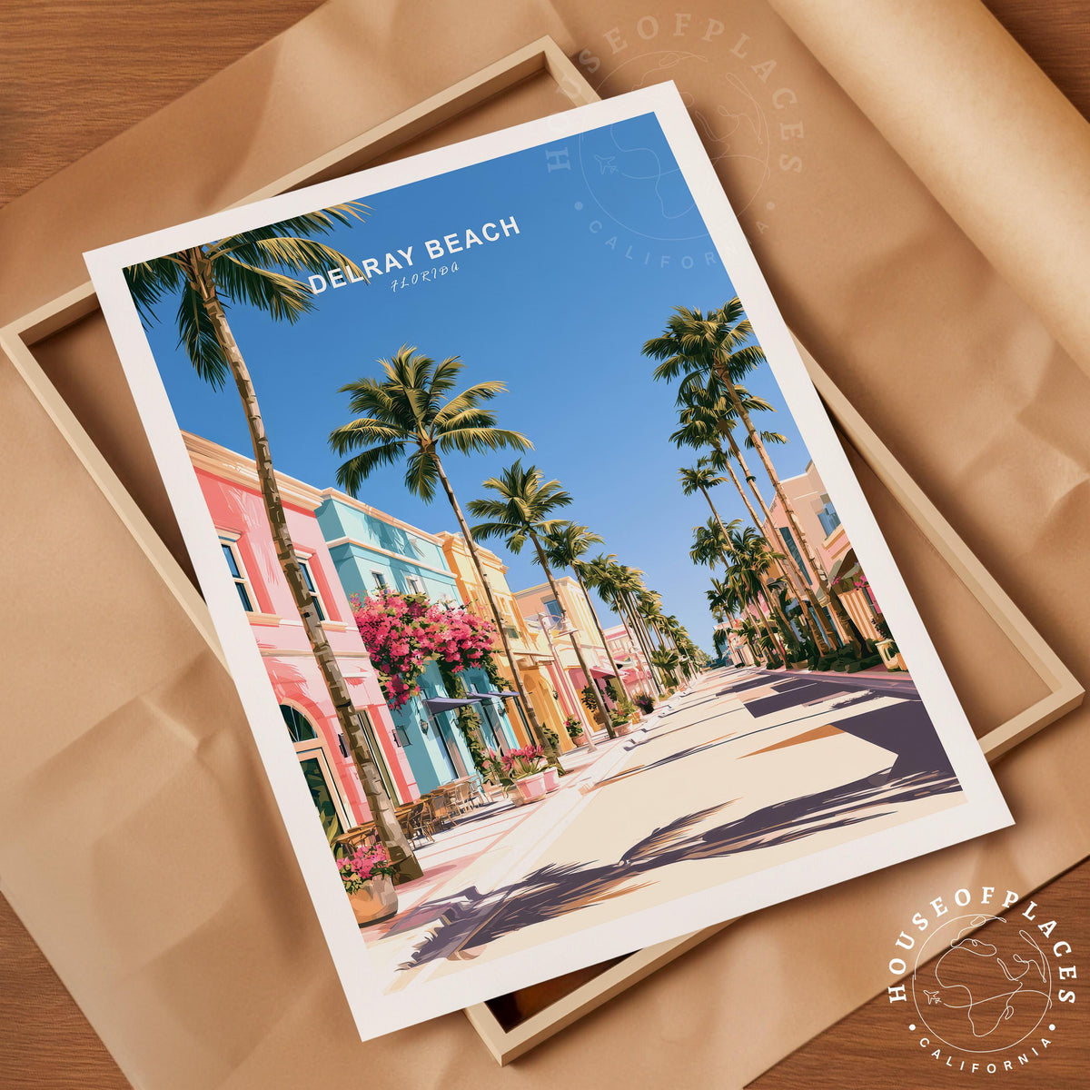 Delray Beach travel poster – view 4