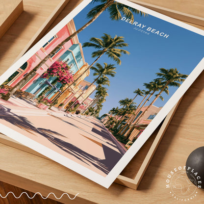 Delray Beach travel poster – view 7