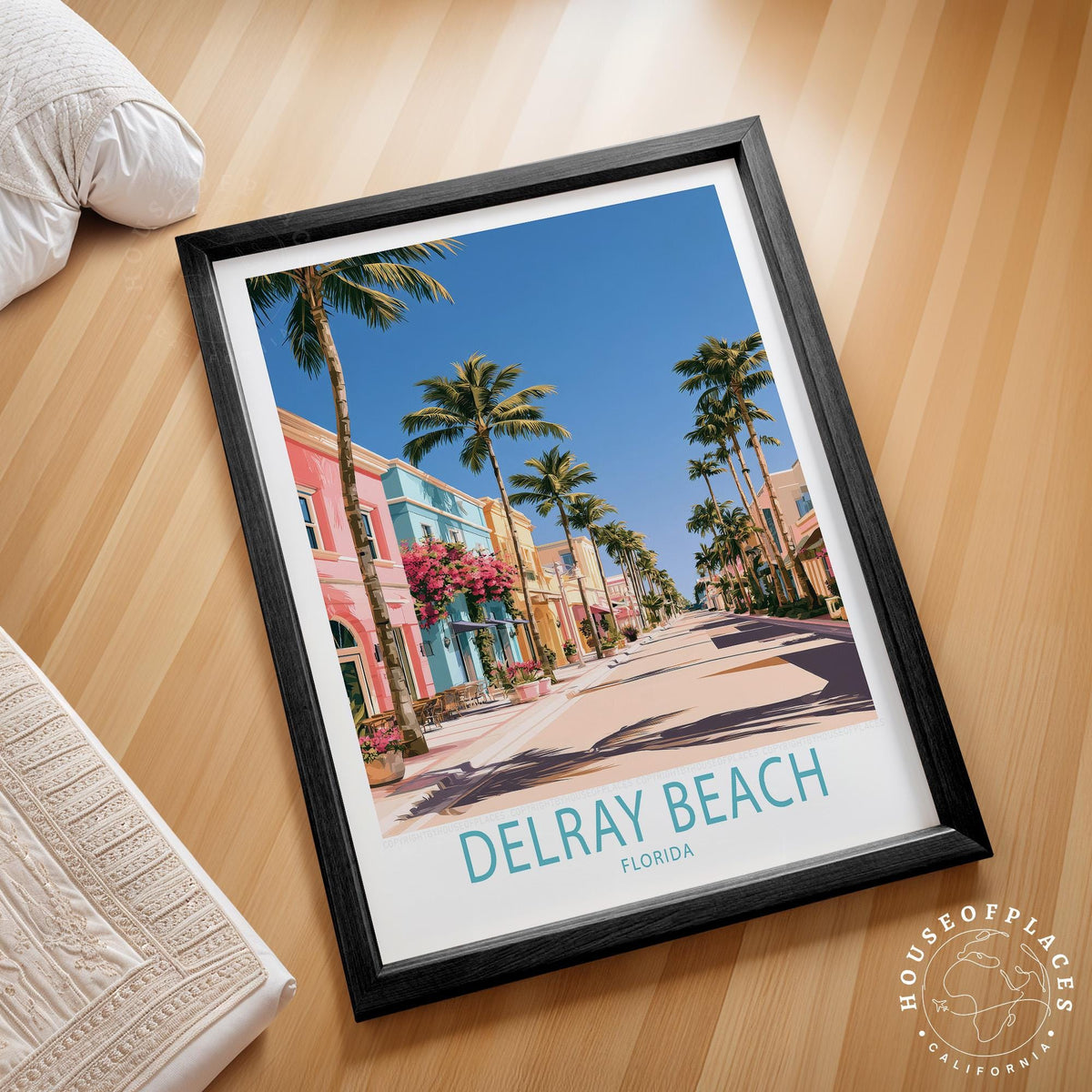 Delray Beach travel poster – view 2