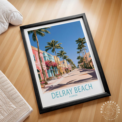 Delray Beach travel poster – view 2