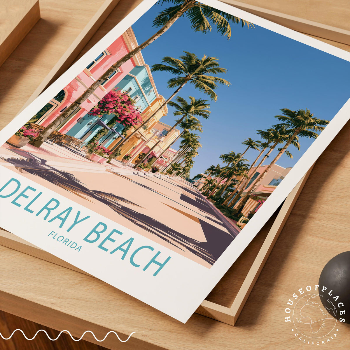 Delray Beach travel poster – view 7
