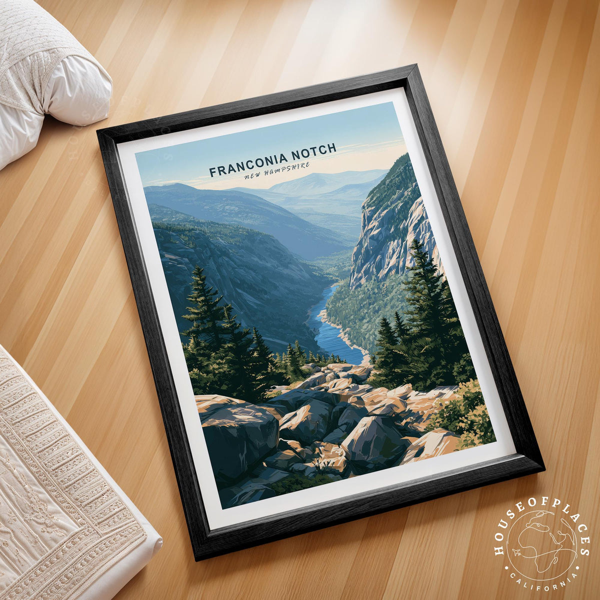 Franconia Notch travel poster – view 2