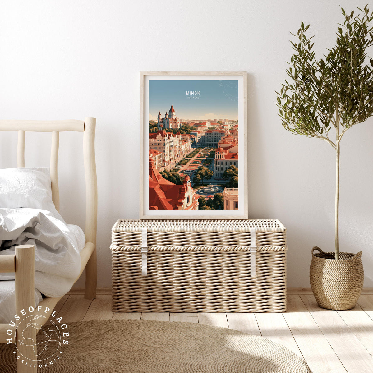 Minsk Belarus travel poster – view 3