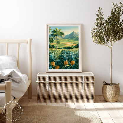 Dole Plantation Oahu travel poster – view 3