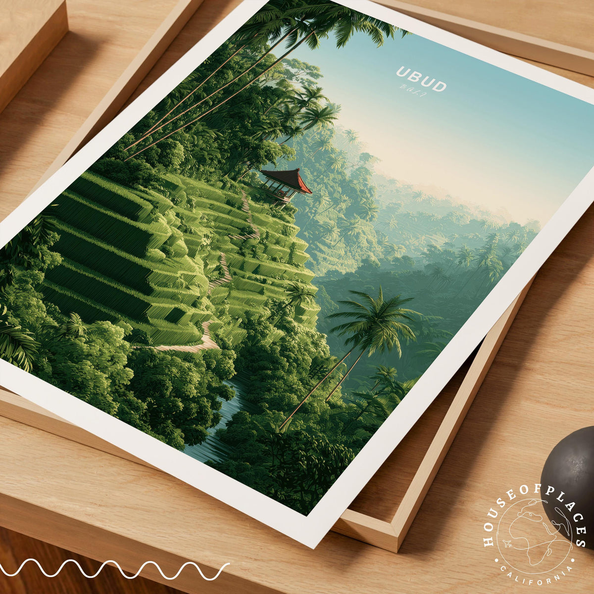 Ubud travel poster – view 7