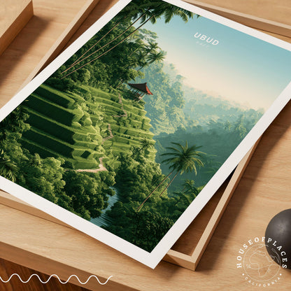 Ubud travel poster – view 7
