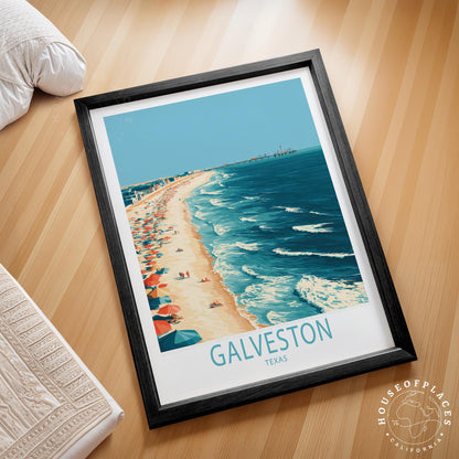 Galveston travel poster – view 2