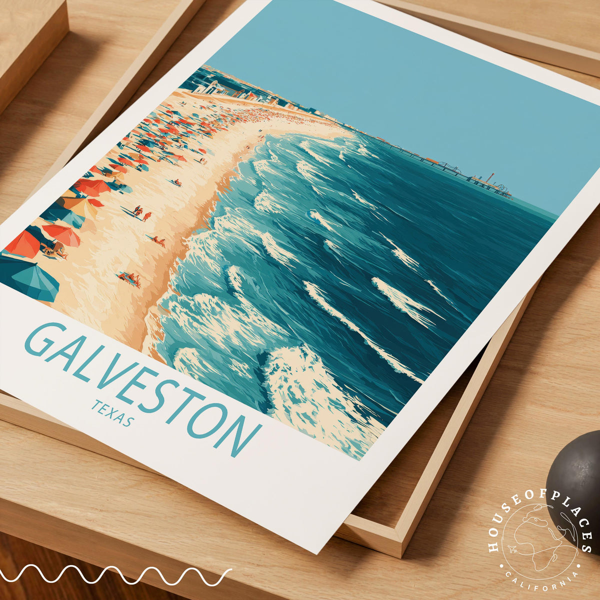 Galveston travel poster – view 7