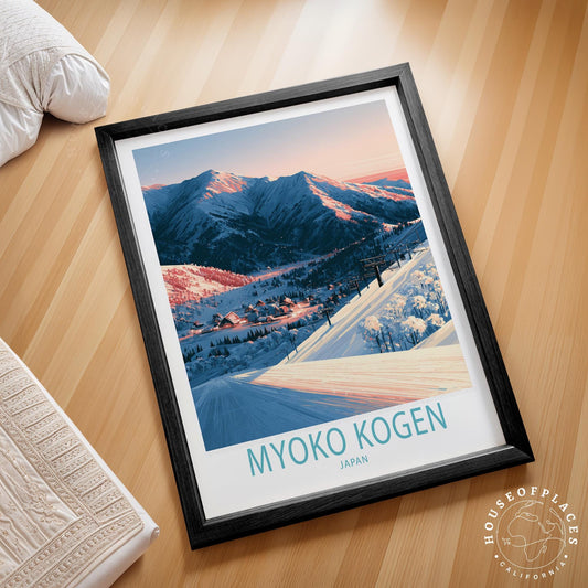 Myoko Kogen travel poster – view 2