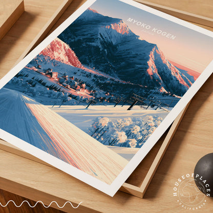Myoko Kogen travel poster – view 7