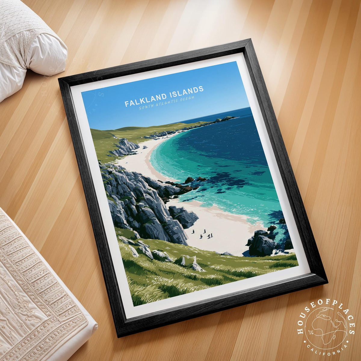 Falkland Islands travel poster – view 2