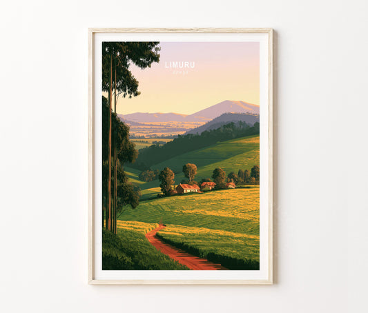 Limuru Travel Poster – Highlands Wall Art Print