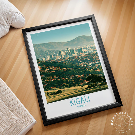 Kigali travel poster – view 2