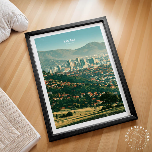 Rwanda travel poster – view 2