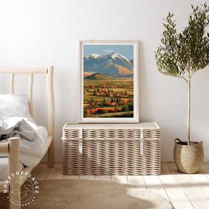 Kozani travel poster – view 3