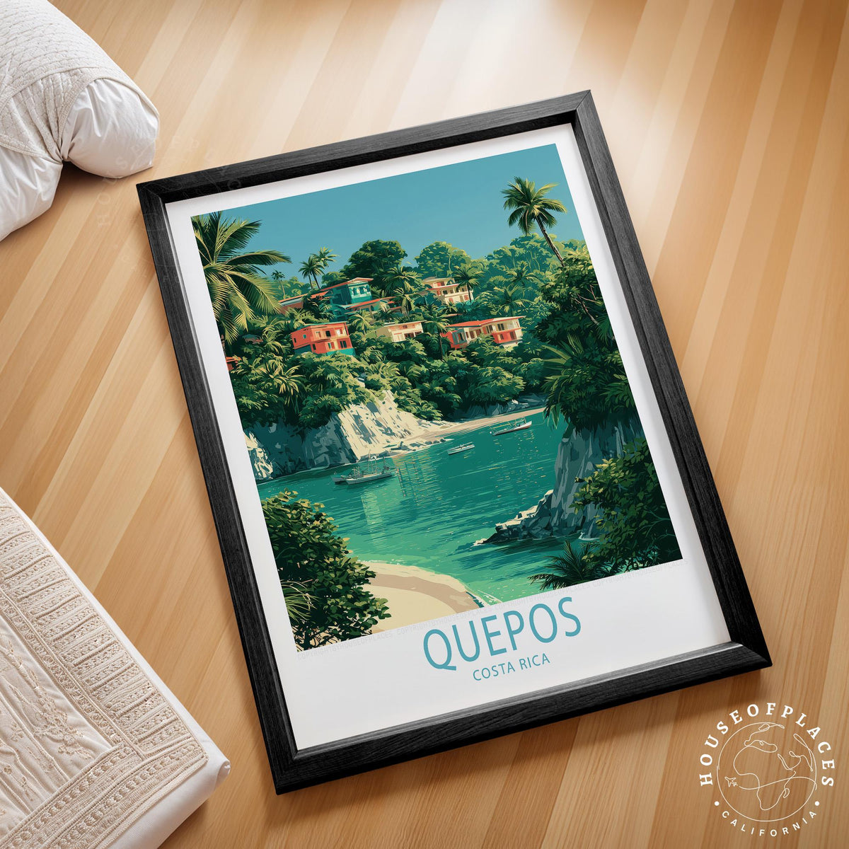 Quepos travel poster – view 2