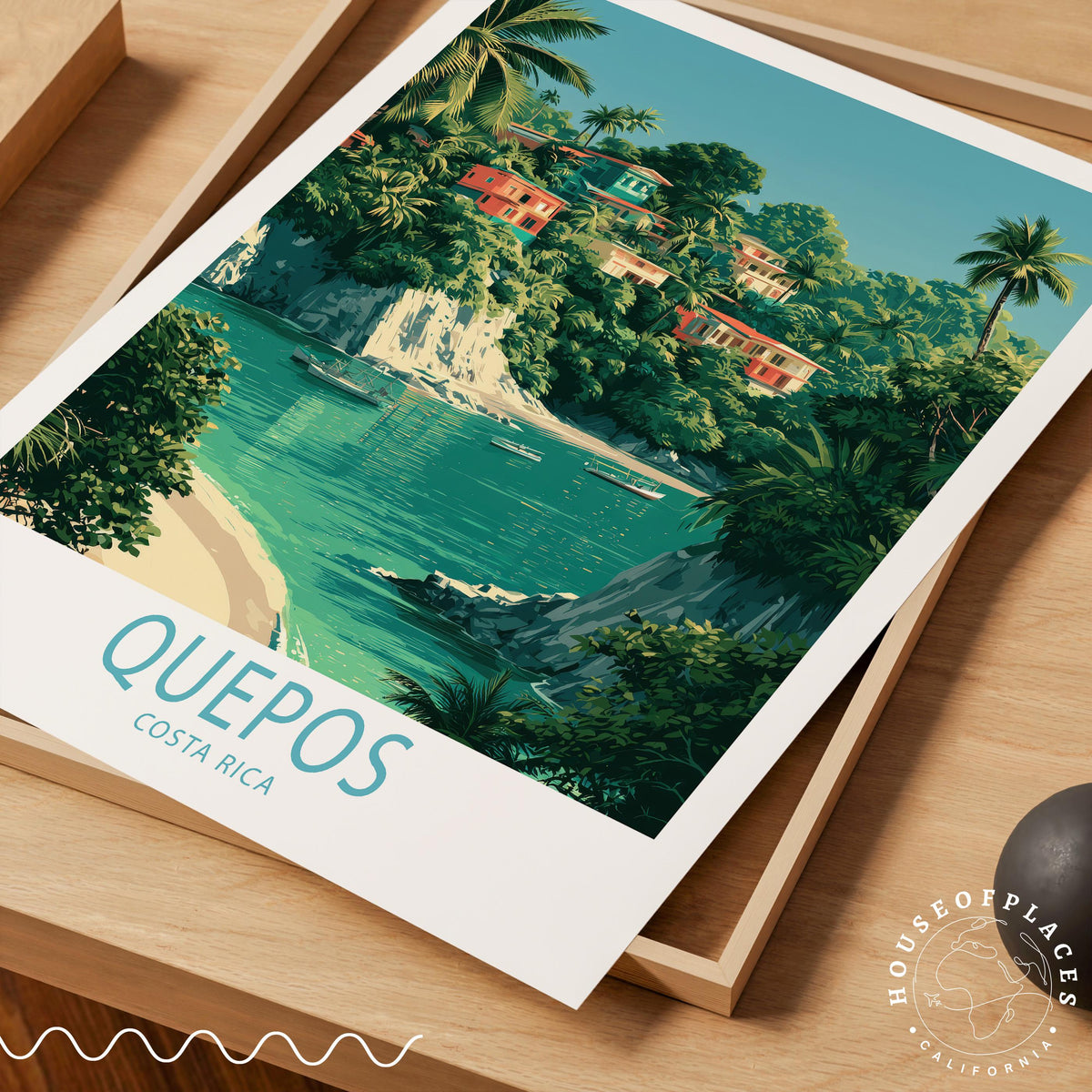 Quepos travel poster – view 7