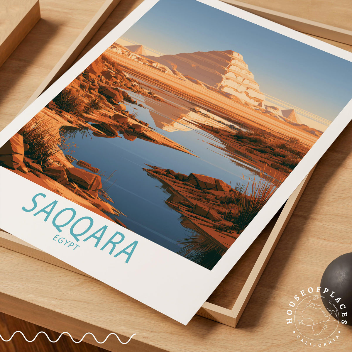 Saqqara travel poster – view 7
