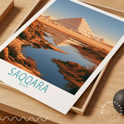 Saqqara travel poster – view 7