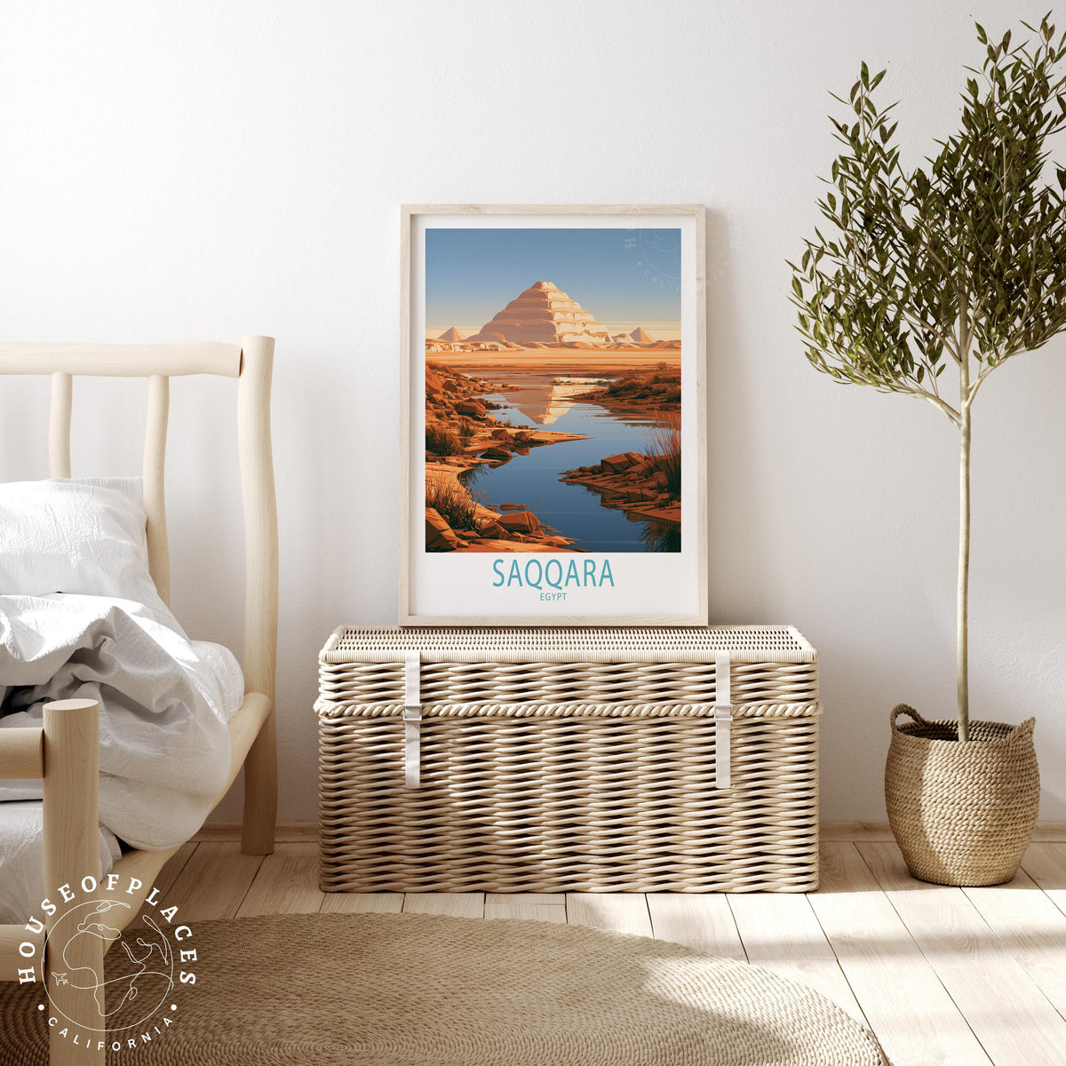 Saqqara travel poster – view 3