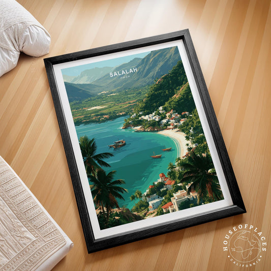 Salalah travel poster – view 2