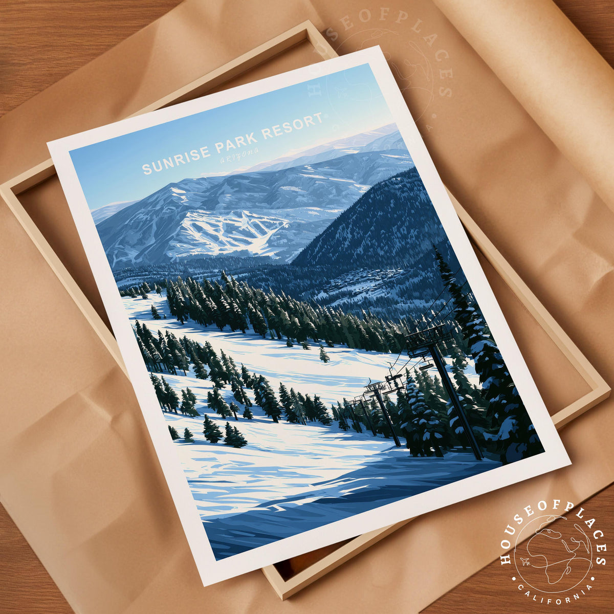 Sunrise Park travel poster – view 4