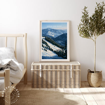 Sunrise Park travel poster – view 3