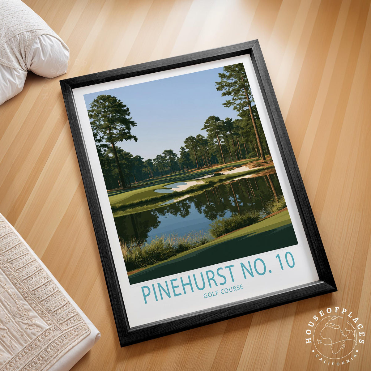 Pinehurst No. 10 travel poster – view 2