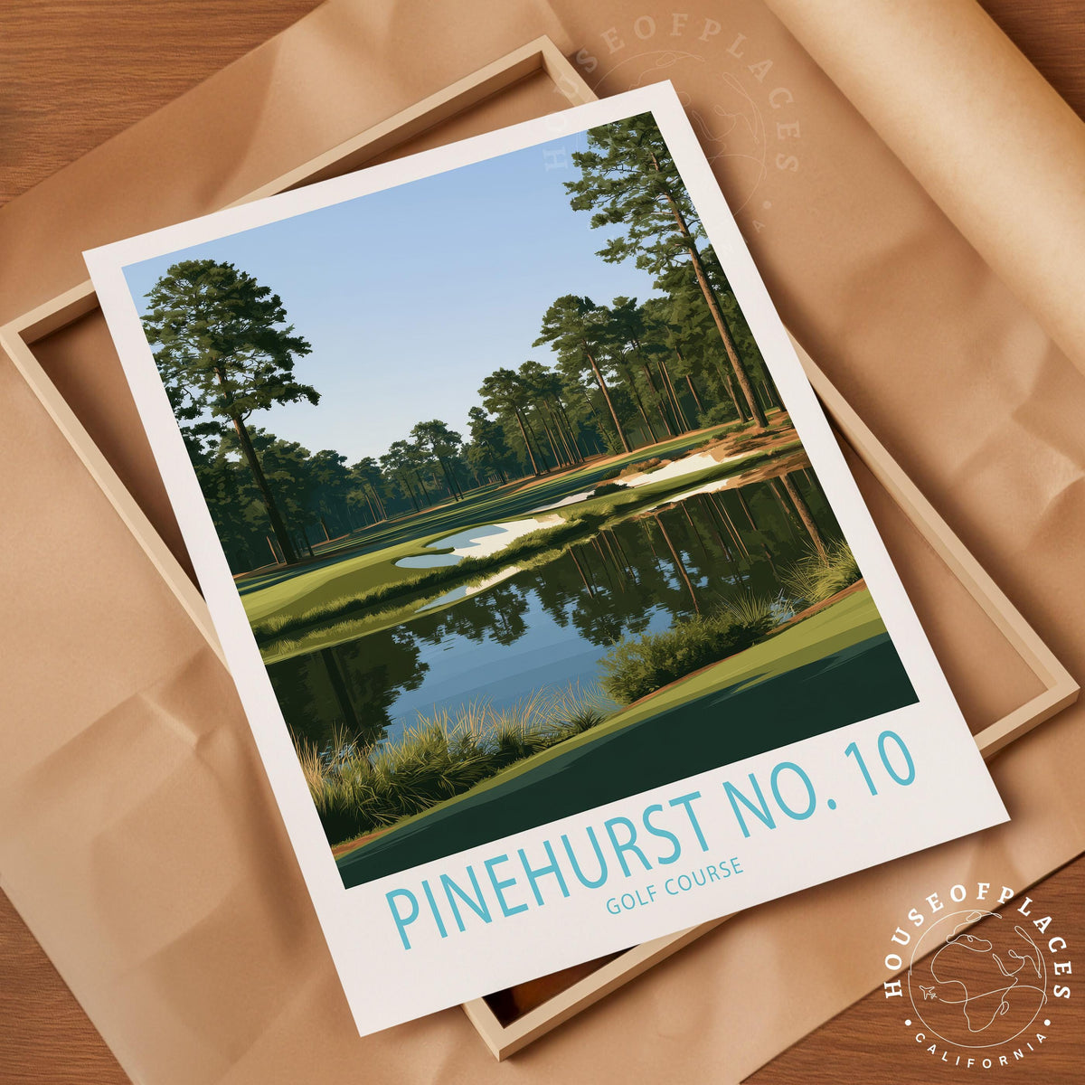 Pinehurst No. 10 travel poster – view 4