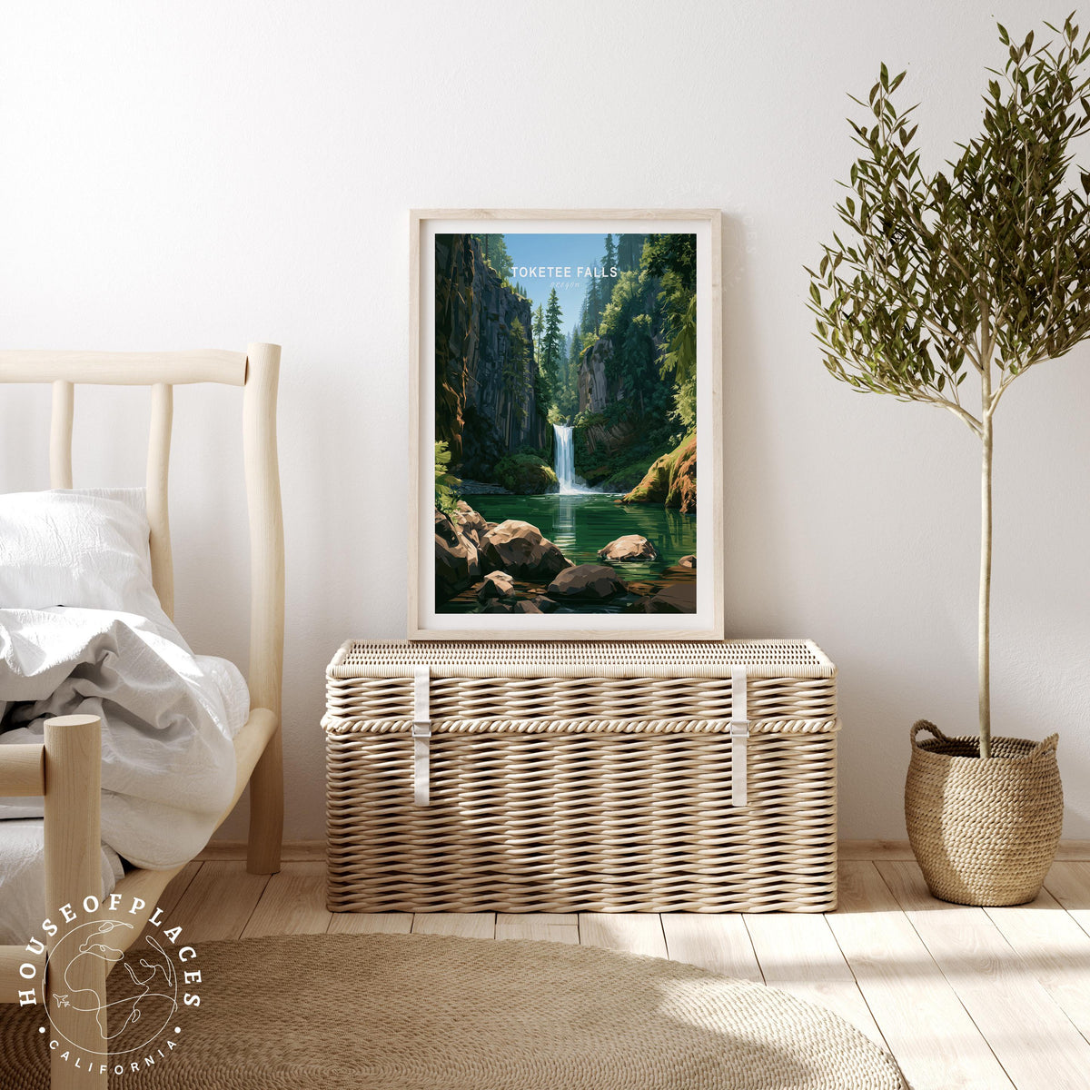 Toketee Falls travel poster – view 3