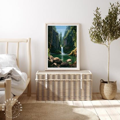 Toketee Falls travel poster – view 3