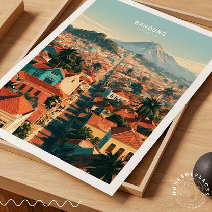 Bandung travel poster – view 7