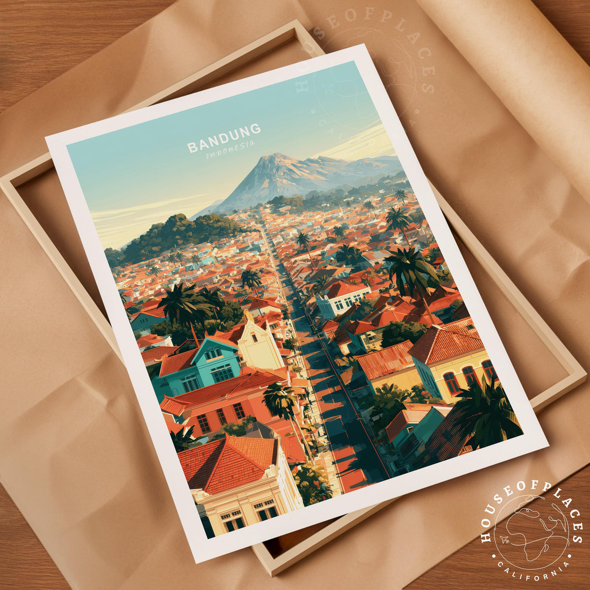 Bandung travel poster – view 4