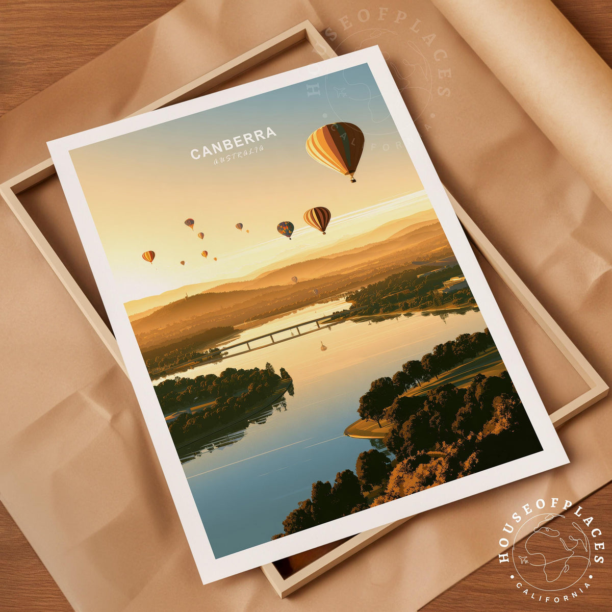 Canberra travel poster – view 4