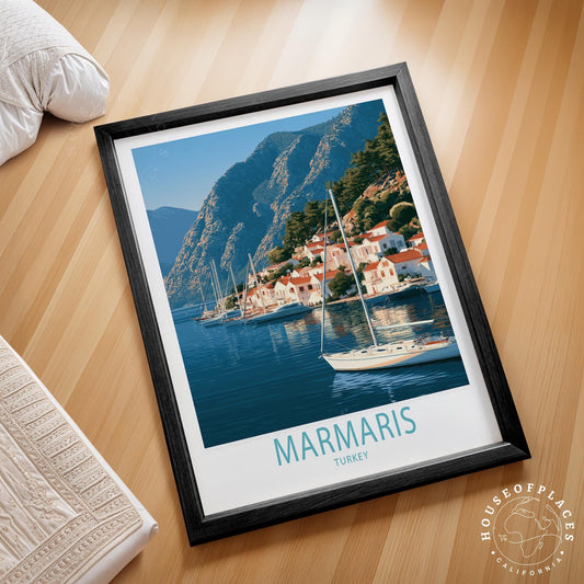 Marmaris travel poster – view 2