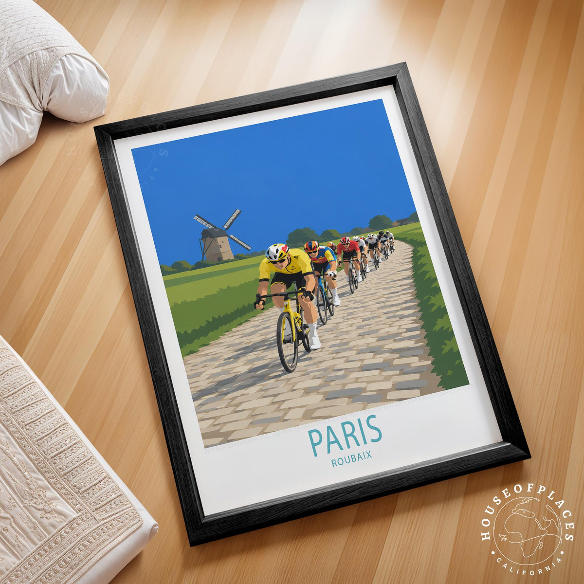 Paris Roubaix travel poster – view 2