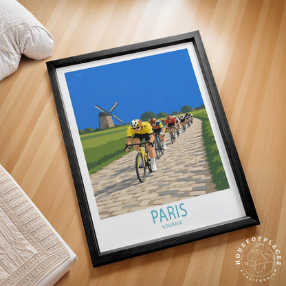 Paris Roubaix travel poster – view 2