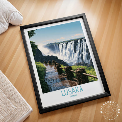 Lusaka travel poster – view 2