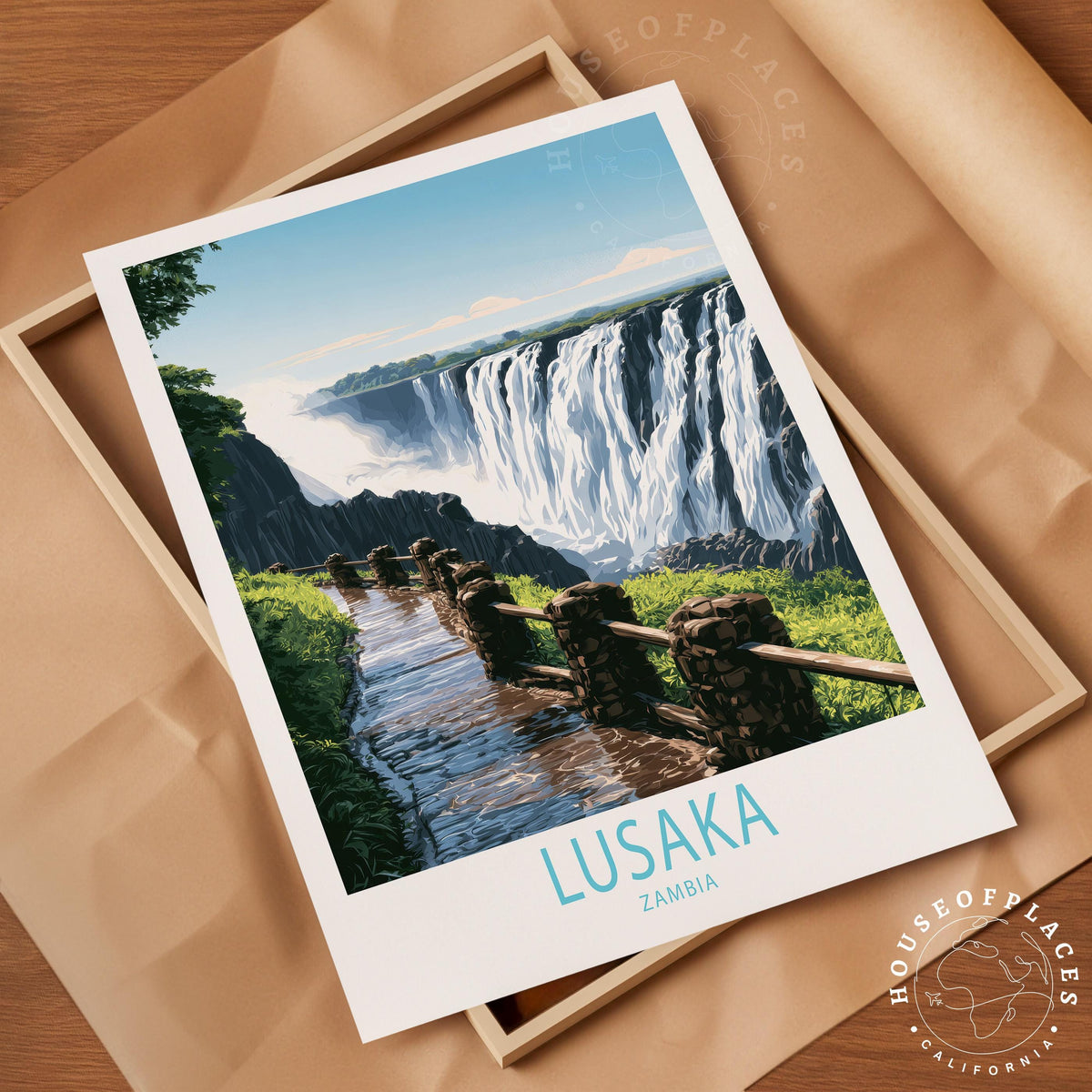 Lusaka travel poster – view 4