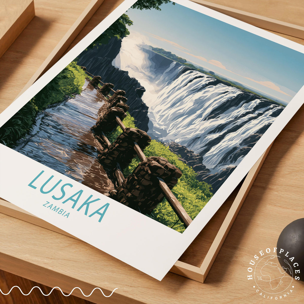 Lusaka travel poster – view 7