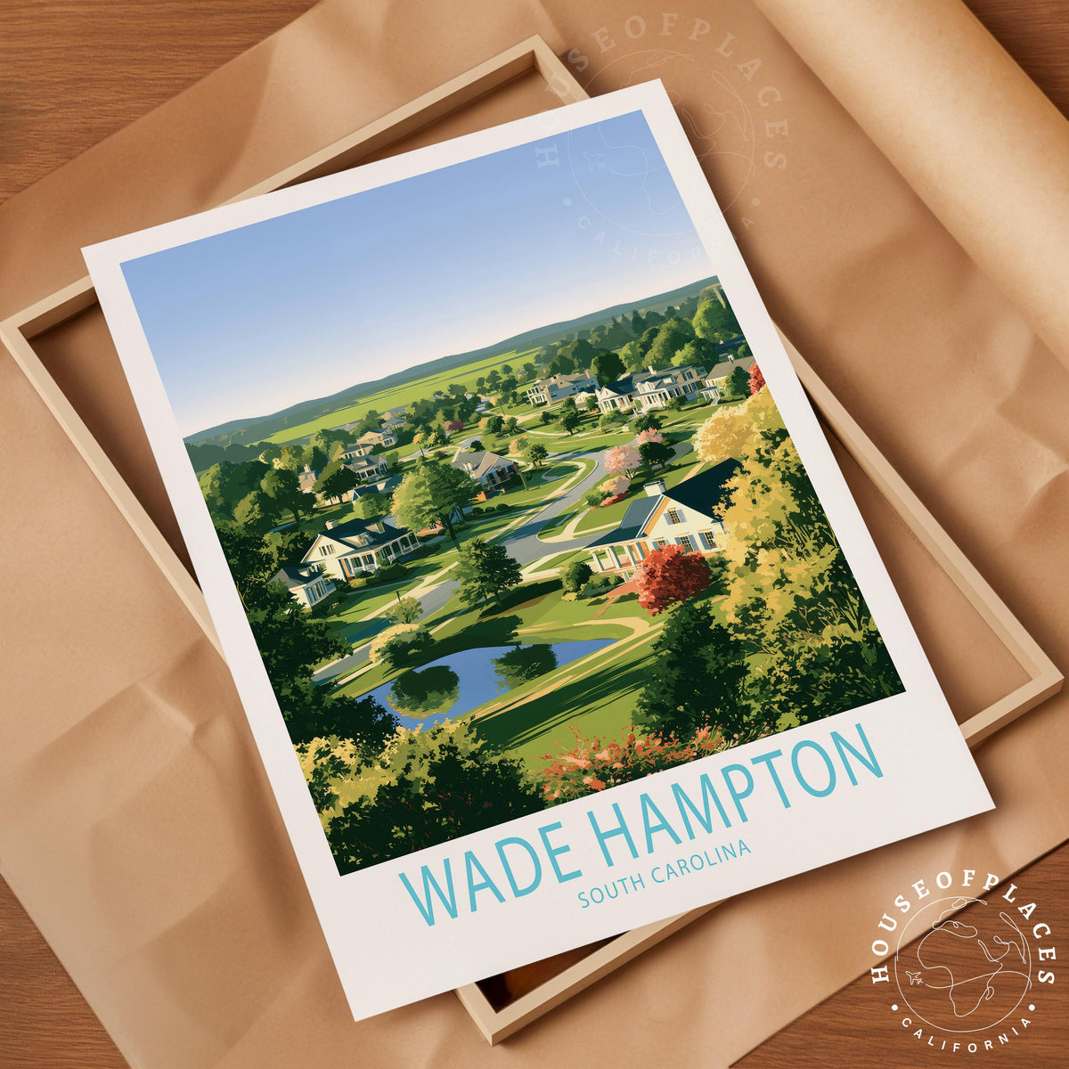 Wade Hampton SC travel poster – view 4